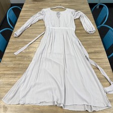 Free People Endless Summer Belted Maxi Dress Size 8 Layered Long Sleeve *READ**