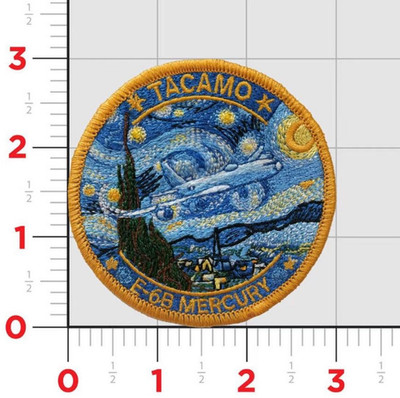 NAVY TACAMO E-6B MERCURY EMBROIDERED PATCH HOOK & LOOP