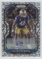 2020 Panini Prizm Rookie No Huddle Prizm Auto Julian Okwara #361 Auto 0nr3