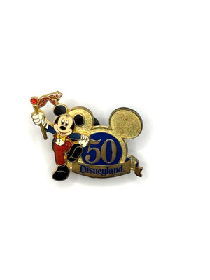 Mickey Mouse 50th Anniversary Happiest Disneyland DLR 2005 Disney Pin 38499
