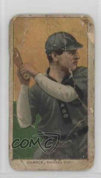 1909-11 T206 Piedmont 350-460 Factory No 25 Back Frank Chance (Batting) HOF 0i1b