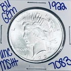 1922 BU UNCIRCULATED SILVER PEACE DOLLAR AUTHENTIC U.S. MINT FREE SHIPPING 7083