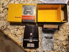 1950s Vintage Kodaslide Stereo Viewer Model 1 w/Original Box And Slides UNTESTED