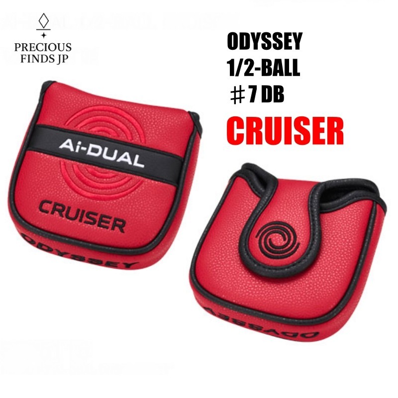 Odyssey Ai-DUAL CRUISER 1/2-BALL ♯7 DB Putter Headcover – OEM