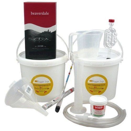 Gift Wine Making Set Beaverdale Shiraz 6 Bottle With Equipment Homebrew