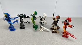 Bionicle Toa Mata 8531 8532 8533 8534 8535 8536 Complete Canister Manual Poster