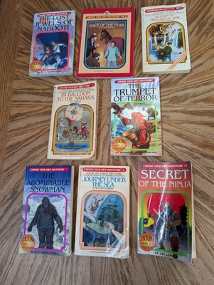 VTG Choose Your Own Adventure 8 Book Lot CYOA