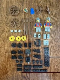 Vintage 1986 LEGO 6013 Siege Cart Castle Lion Knights 100% Complete Legoland