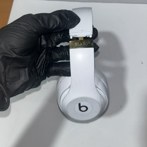 *Broken For Parts, Repair* Beats Studio3 Wireless Over-Ear Headphones White Gold