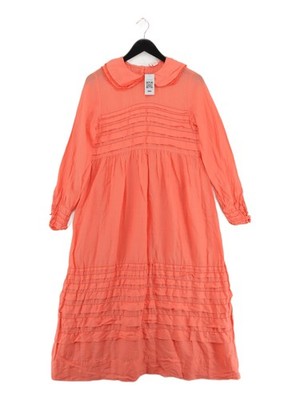 Ghost London Hemdblusenkleid Midikleid XS in Orange