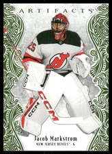 2025-26 Artifacts Lime Green #49 Jacob Markstrom /125 - HKY