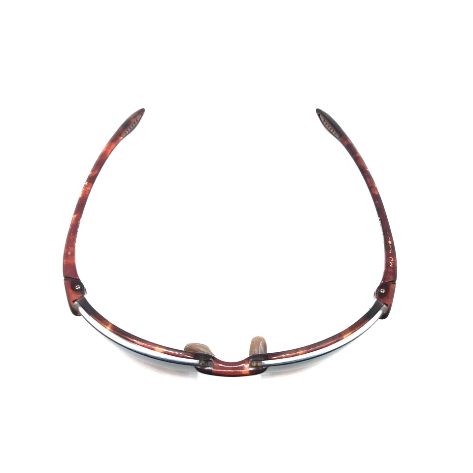 Óculos de sol Maui Jim MJ-805-10 25 vermelho meio aro lente marrom esporte designer feminino - Imagem 3 de 4