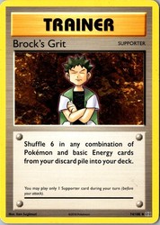 Brock's Grit 74/108 XY - Evolutions Uncommon Trainer Supporter