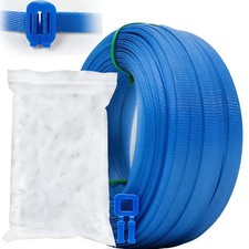 Plastic Packaging Banding Strapping Kit, 330' x 1/2'' Polypropylene Straps wi...