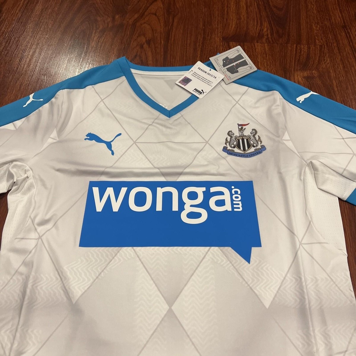 2015-16 Mens Puma Newcastle Player Issue ACTV Fit Long Sleeve