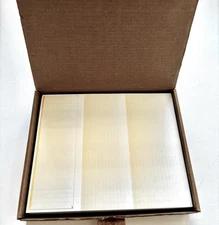 350 Blank Check Stock Paper - Check on Top - Yellow - Perfect For Payroll