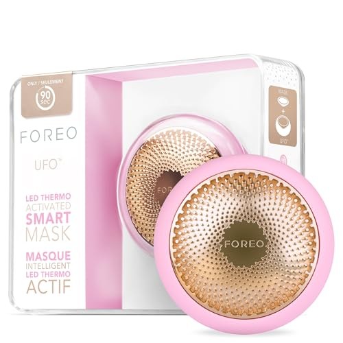 СВЕТОТЕРАПЕВТИЧЕСКАЯ МАСКА ДЛЯ ЛИЦА FOREO UFO FACE MASK TREATMENT ДЛЯ ЛИЦА - ЖЕМЧУЖНО-РОЗОВЫЙ 28490₽
