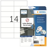 1 Bis 40X Herma Universal-Etiketten Special, 105 X 42,3 Mm, Weiß Bis 49% Rabatt