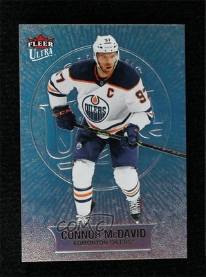2021 Upper Deck Fleer Ultra Medallions Platinum 80/100 Connor McDavid #M-4 a2k