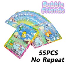 55Pcs Cute DIY Card Proxy Collection - Holographic Anime Version