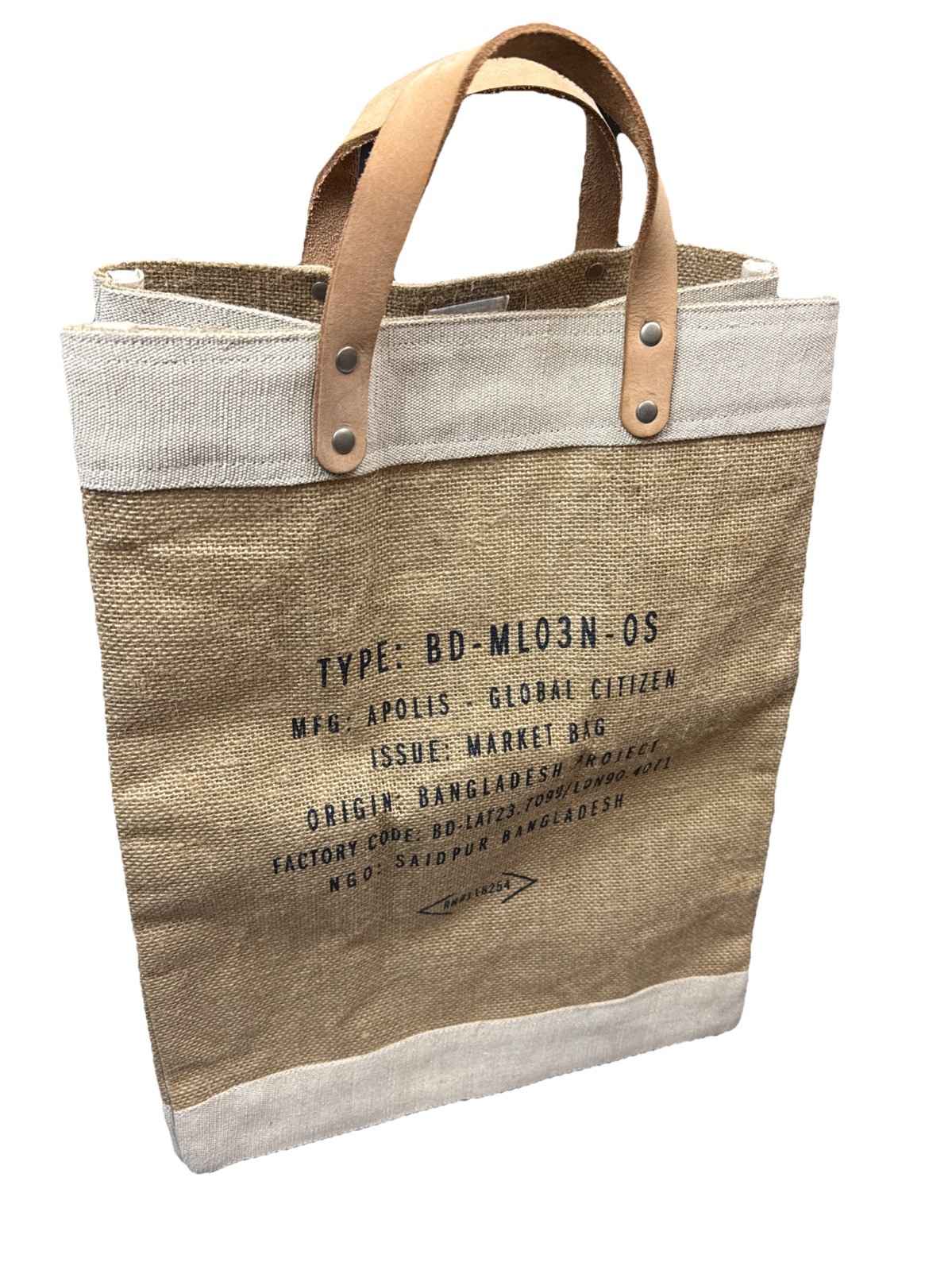 Apolis Global Citizen Canvas Rectangular Top Hand… - image 3