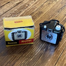 Vintage Kodak Brownie Bullet Film Camera No 26 With Original Box