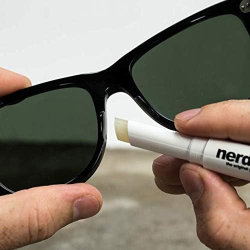 Cire à lunettes Nerdwax - Simple | Arrêt coulissant | Lunettes antidérapantes transparentes - Photo 4/5