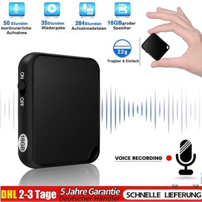 Mini One-Touch Aufnahmegerät Diktiergerät Stimmenaktivierung Geräuschreduzierung