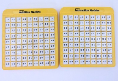 Lakeshore Addition & Subtraction Machine Yellow Math Learning Pop-Up Set of 2