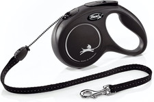 New Classic Cord Retractable Dog Leash for Medium Dogs up to 44 Lbs.   16 Ft., B