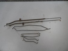 1969-1970 Mustang Cougar Door Latch Linkage Rod Set 8 Rods Inner And Outer Full