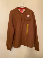 Coleman Sherpa Lined Waffle Henley - Size Medium
