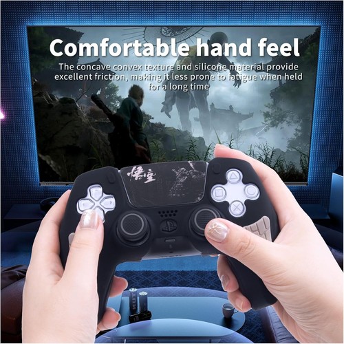 For PS5 Controller Case with Thumb Grip Cover, Joystick Protector and Sticker - Picture 12 of 55
