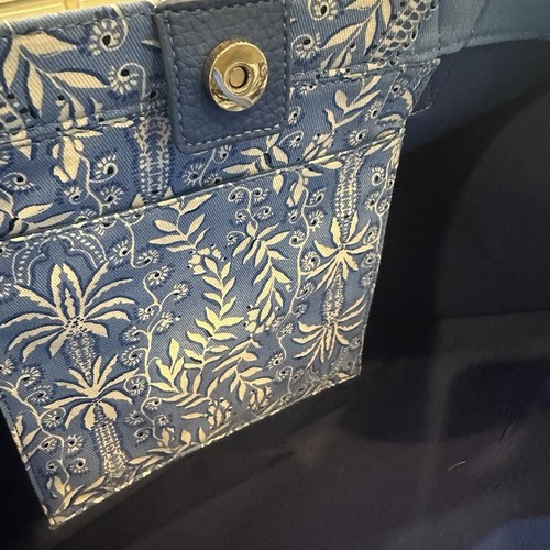 Lilly Pulitzer Winstead Tote Bag ABACO BLUE HAVE IT BOTH RAYS 16x12,25x5,5 Beach - Bild 6 von 7