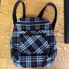 Burberry Checked Backpack Kids Fashion Accessory Original Collection