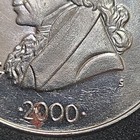 2000 Liberia 5 Dollars James Madison Aluminum Coin KM#475 RD 0.999 — photo 4