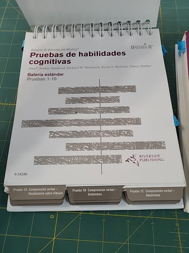 BATERIA III WOODCOCK-MUÑOZ PRUEBAS DE HABILIDADES COGNITIVAS pruebas 1-20 ... - Picture 3 of 14
