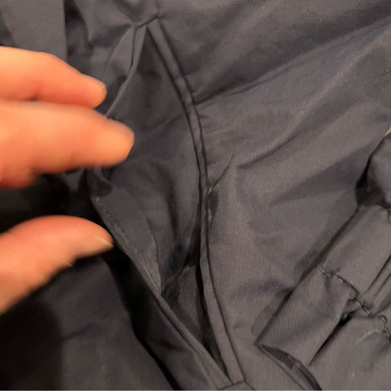 Gap Navy Blue Lightweight Spring Jacket with tie … - image 6