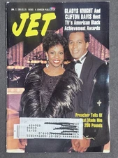 Jan. 7, 1991 JET Magazine - Vtg. Back Issue - Gladys Knight/Clifton Davis Cover