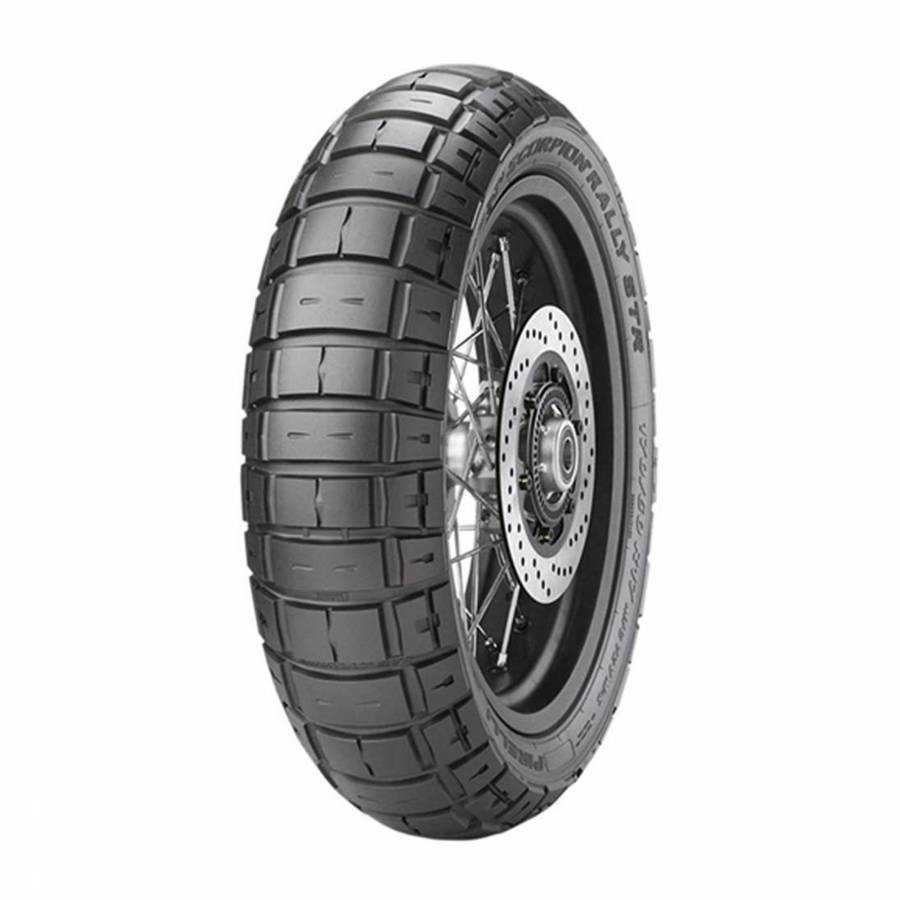 Pneu moto 15'' Pirelli Scorpion Rally anti-glissade sur sol mouillé et chemins de terre