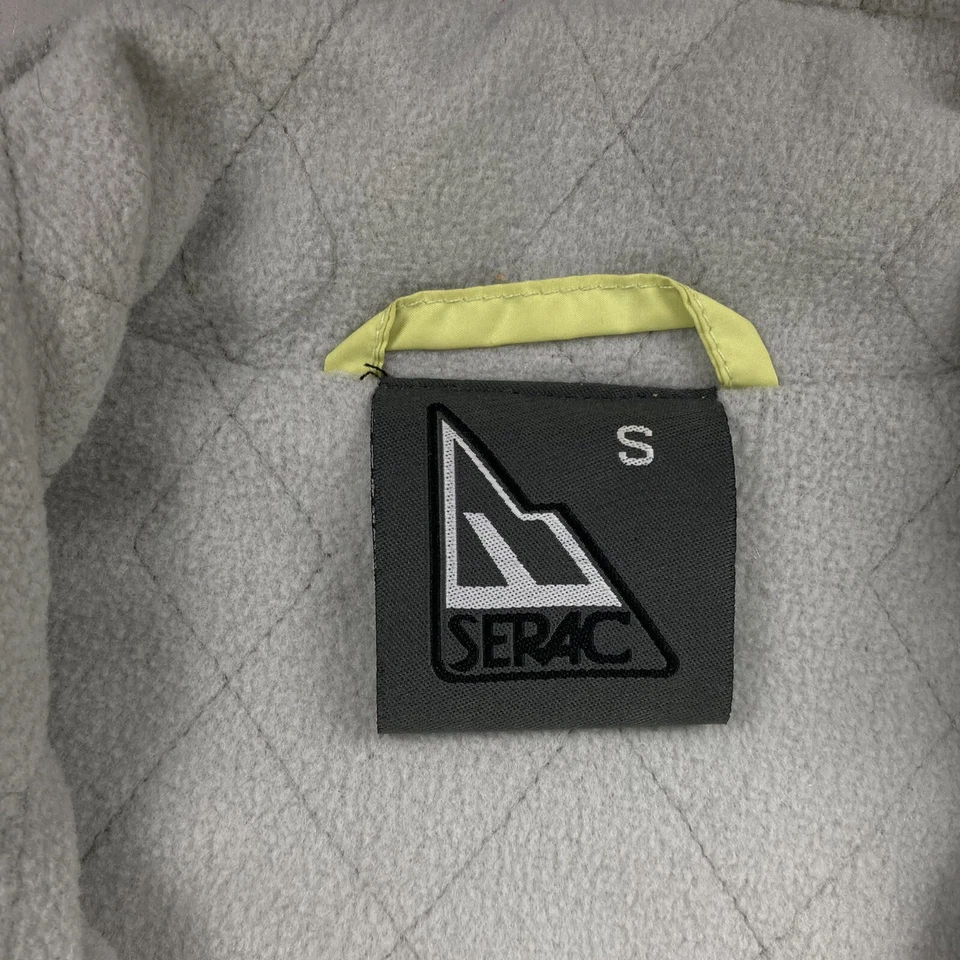 Chaleco acolchado Serac forrado de vellón cremallera completa acolchado para mujer S nailon poliéster amarillo Foto 4 de 4