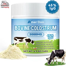 COLOSTRUM 3000Mg Supports Immune Health CALOSTRO BOVINO Bovine colostrum 140 g