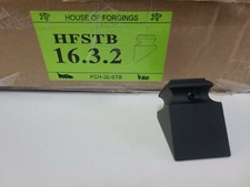 Square Satin Black Aluminum Baluster Shoe - Satin Black LOT OF 10 