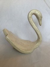Swan Ceramic Hand Towel Holder Vintage