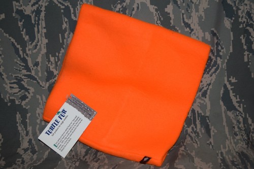 * Blaze Orange Fleece Erwachsene Schildkröte Fell Acryl Jagd Outdoor Halswärmer k - Bild 1 von 2