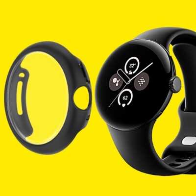Shock Absorption Premium Real Soft Slim Protective Case fit Google Pixel Watch 2