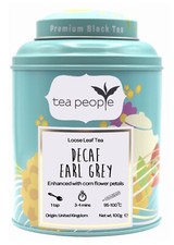 Decaf Earl Grey Tea Premium Loose Black Tea with Bergamot by Tea People