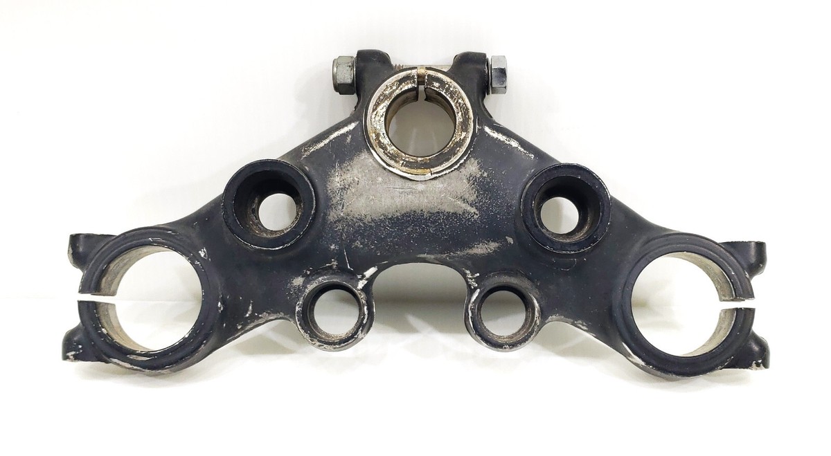 1976-77 Yamaha XT500 OEM Upper Triple Clamp Handle Crown 1E6-23435