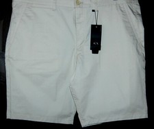 Armani Exchange AUTHENTIC Beige Moonbeam Cotton Shorts Size US 38 EU 54