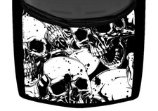 Large Skulls Truck Vinyl Decal Car 58
